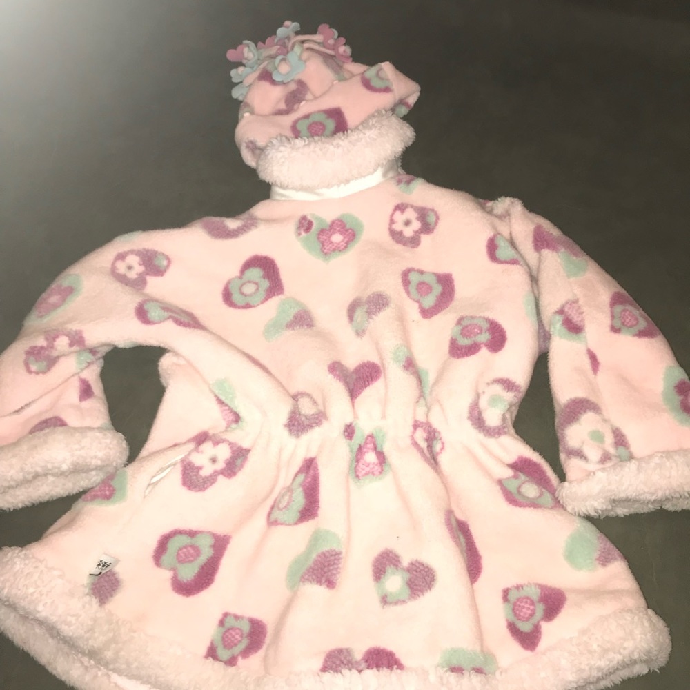 Corky & company girls coat/hat sz. 6x